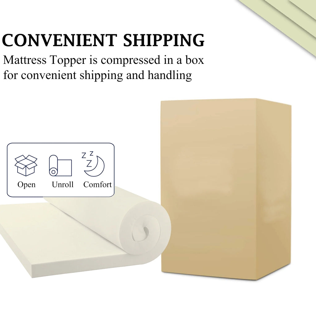 2" High Density Foam Mattress Topper X135