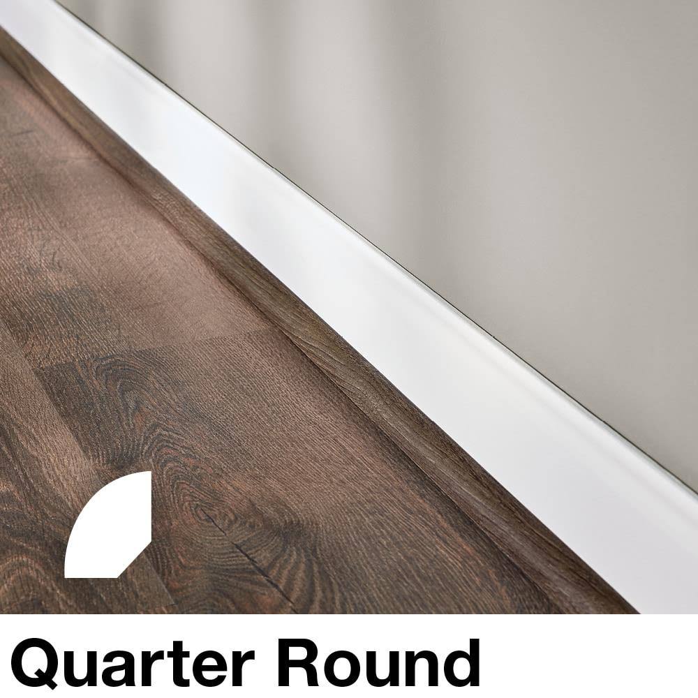0.75-in x 94.5-in MDF Floor Quarter Round in Brown R74524