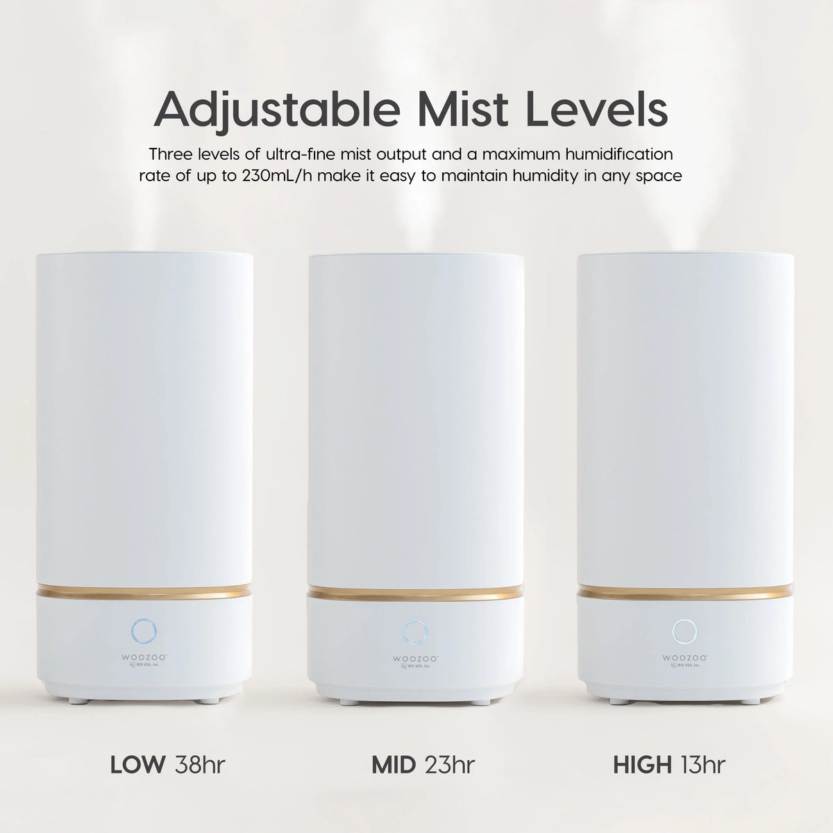 Ultrasonic Cool Mist Humidifier 3L Water Tank P5251