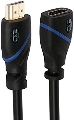 75 FT High Speed HDMI Cable Male to Male with Ethernet Black, Pack of 2 E744304