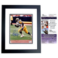 Jerome Bettis Signed 8 x 10 in. Photo Black Custom Frame J1311