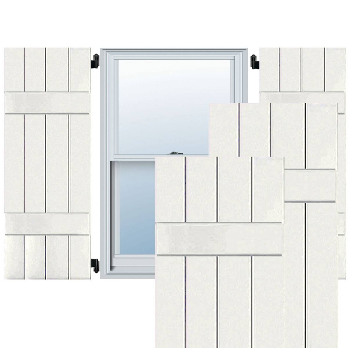 White Cedar Board-n-Batten Shutters (Per Pair) J303