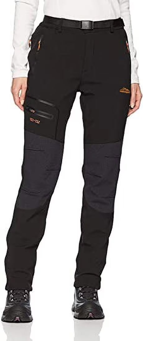 Waterproof Windproof Fleece Cargo Ski Hiking Pants W958087