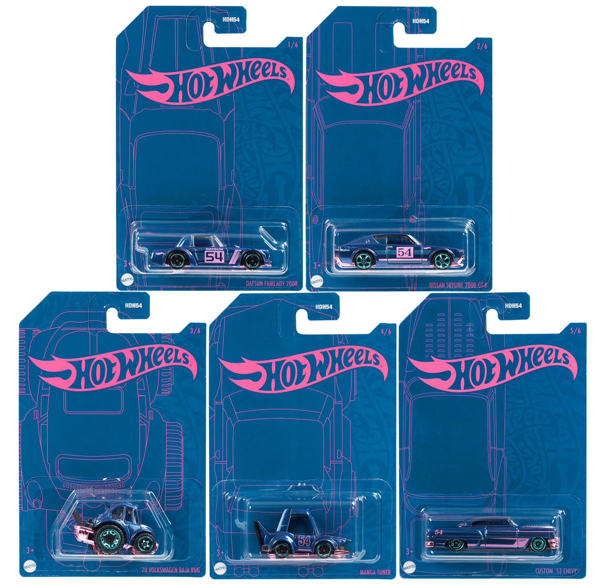 Set of 5 Diecast Vehicles N190842