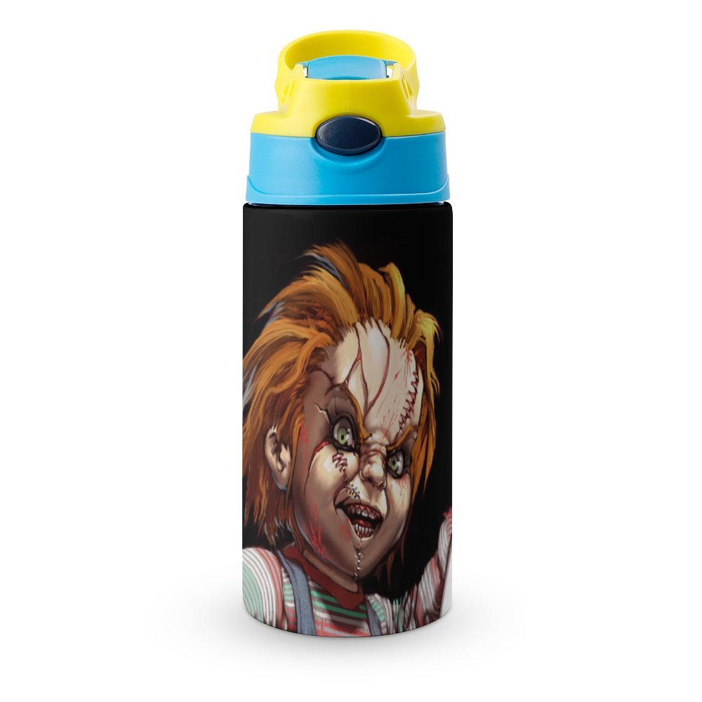 Insulated Stainless Steel Water Bottle with Straw I15020