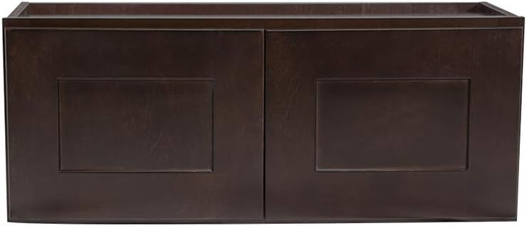 Corner Wall Cabinet, Espresso Shaker S701
