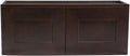 Corner Wall Cabinet, Espresso Shaker S701