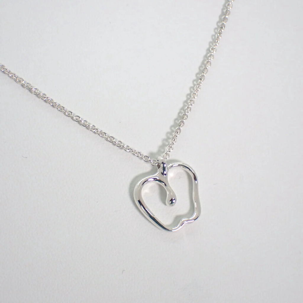 925 Apple Pendant Necklace W20043