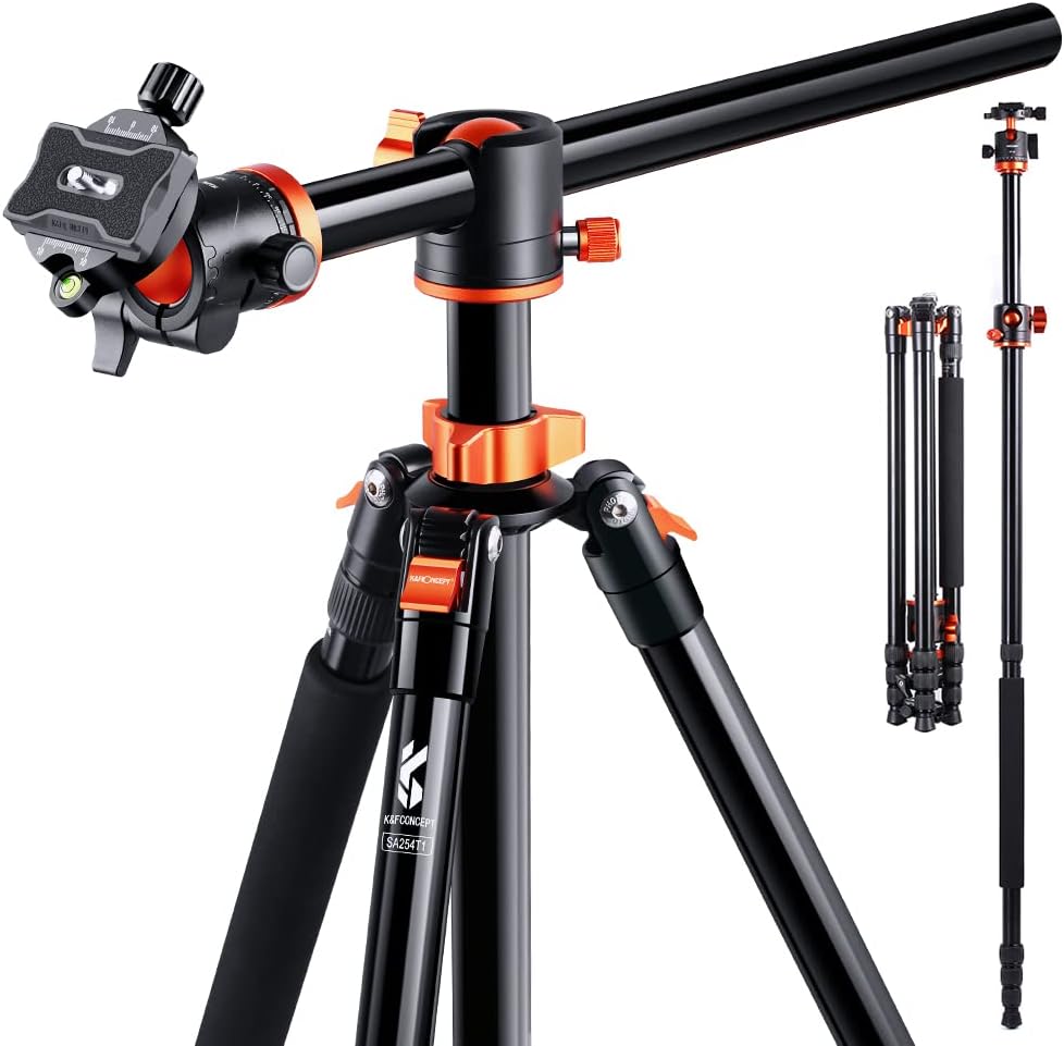 94 Inch 4 Section Aluminium Camera Tripod with Ball Head P837
