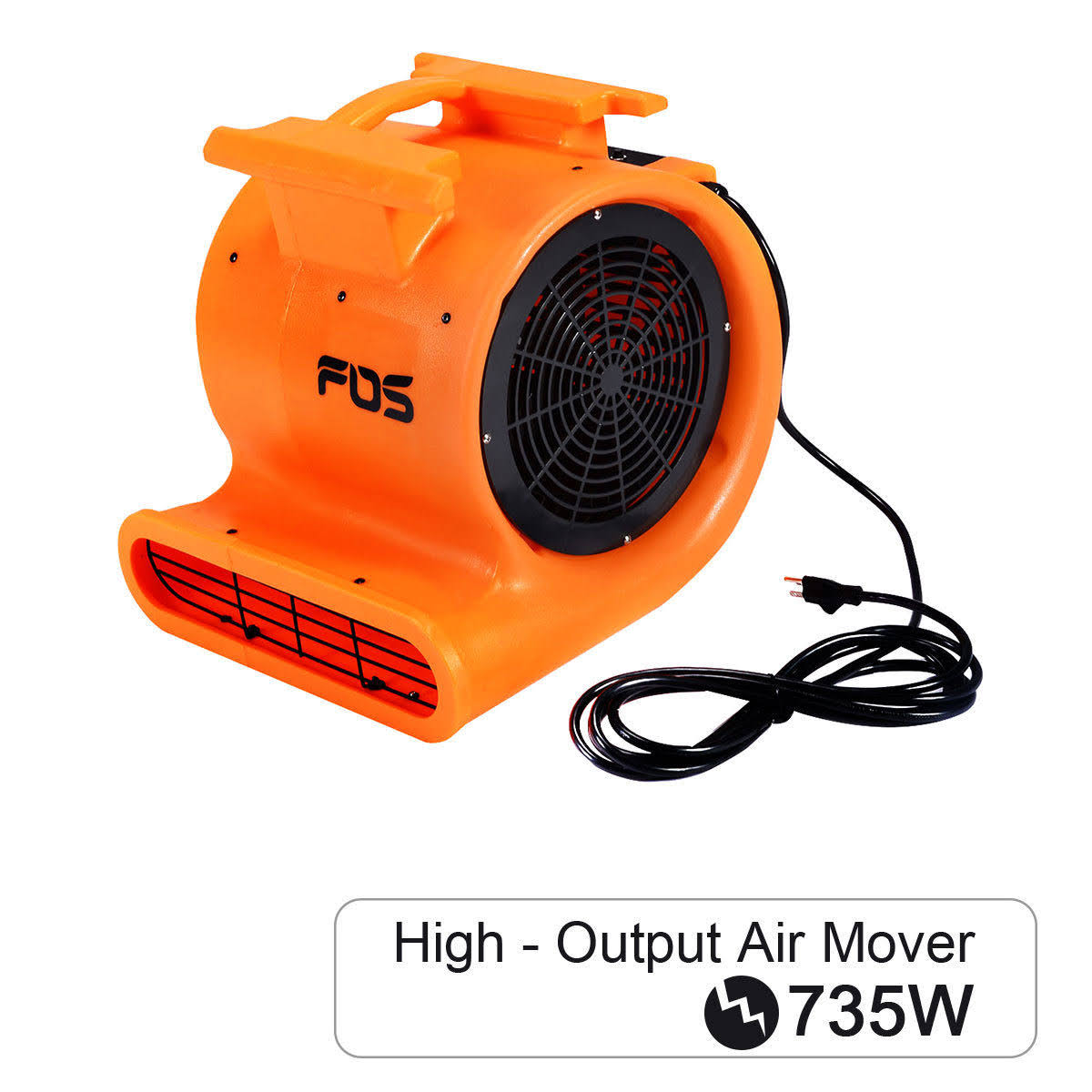 Orange 1.0 HP Air Mover Blower Fan N163354