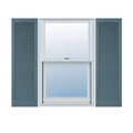 14 1/2 inchw x 45 inchh Vinyl Louver Shutters with Shutter-Loks L241177