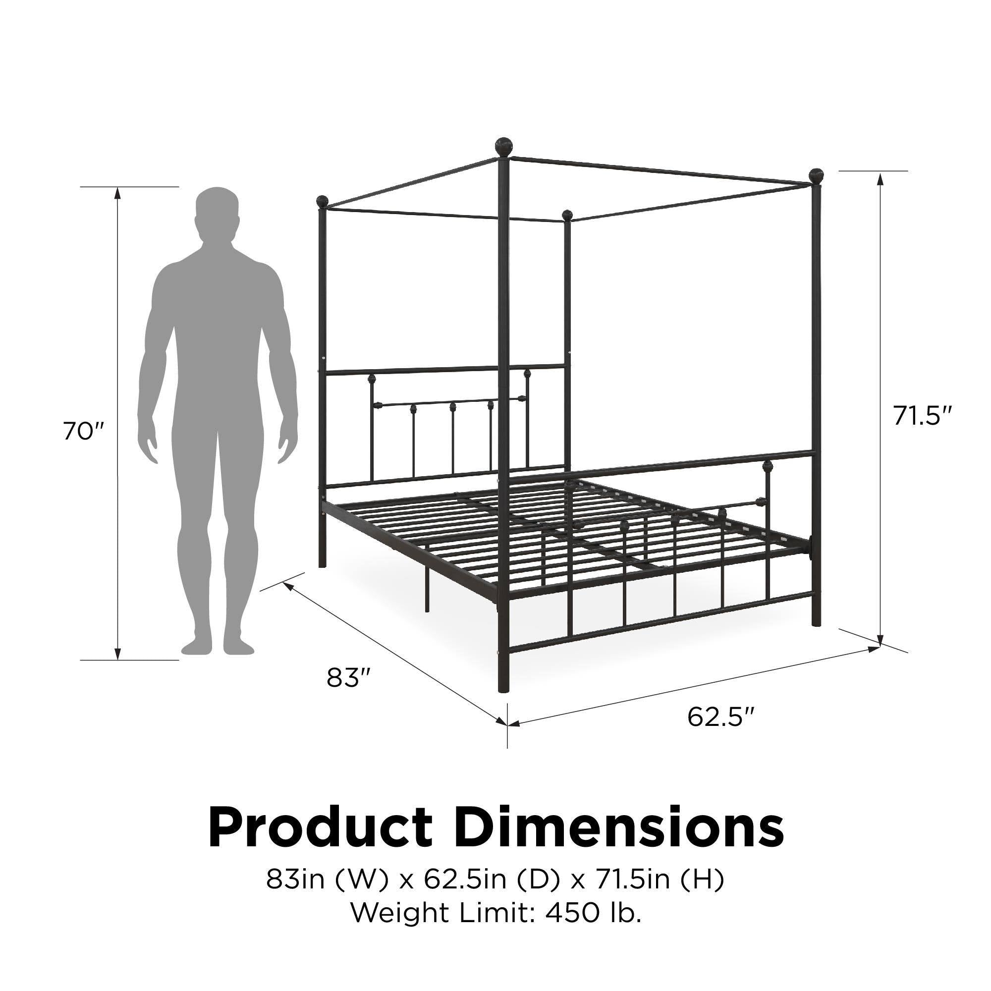 Queen Canopy Bed H3805