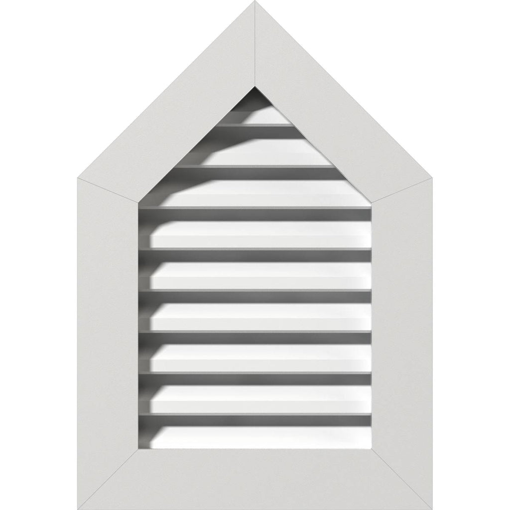 PVC Gable Vent with 1 inch Frame Size X78886