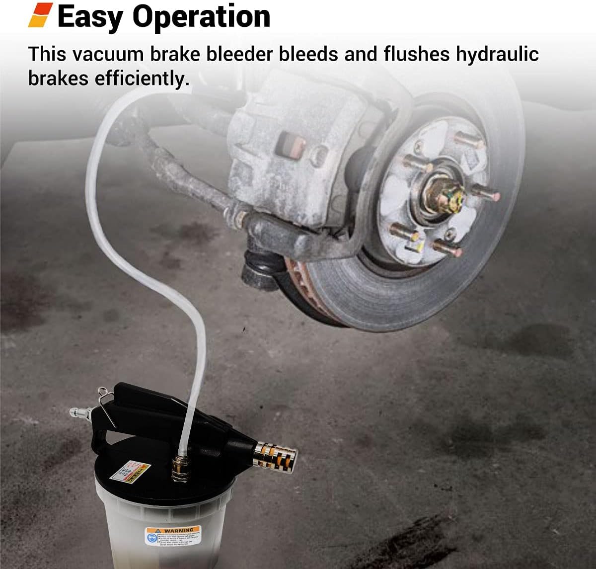 Pneumatic Vacuum Brake Bleeder Fluid Pump with Bleeding Hose N831446