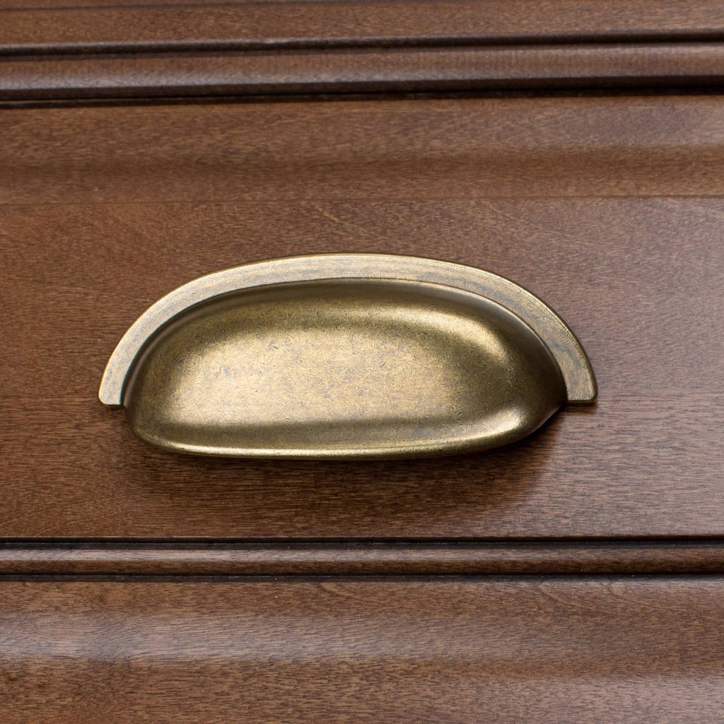 Antique Brass Cabinet Pulls (Pack of 25) V1603