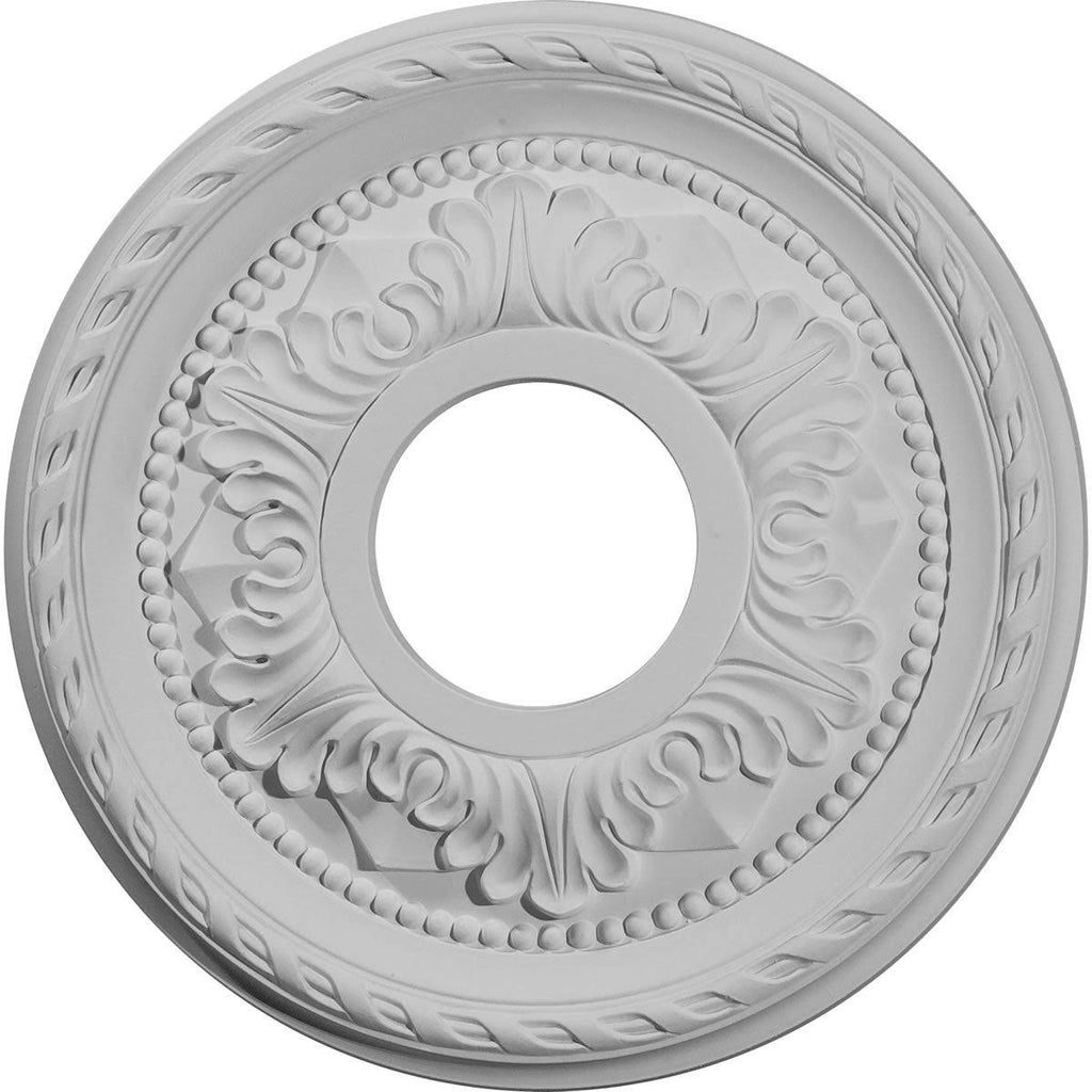 12 1/8x22OD x 3 1/2x22ID x 1x22P Hand-Painted Rubbed Bronze Ceiling Medallion I2060