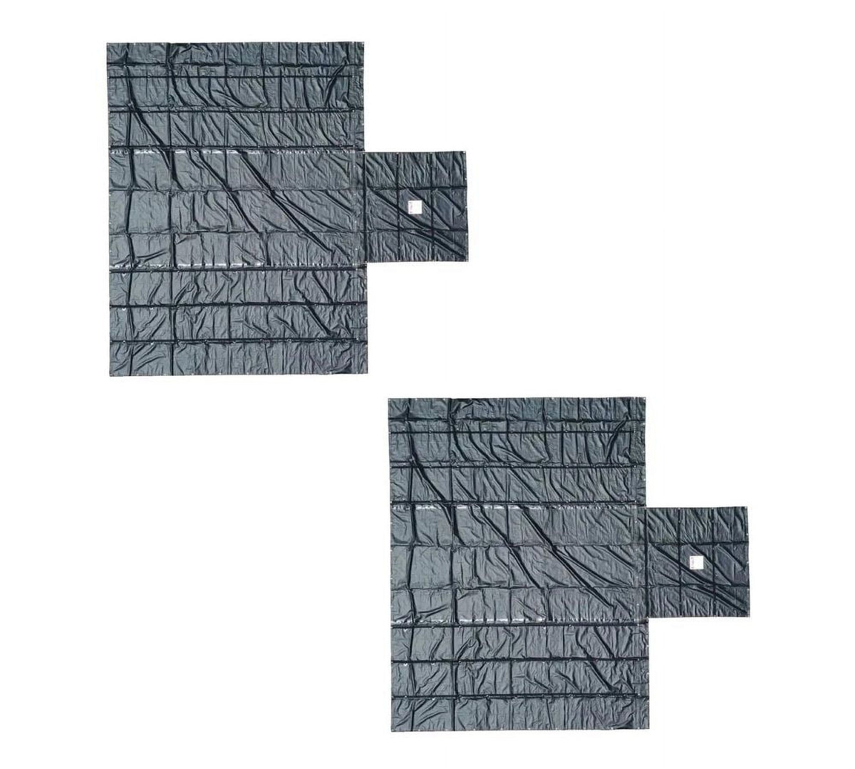 2 Pack 14oz Steel Tarp 16' x 27' with Flap Q7396
