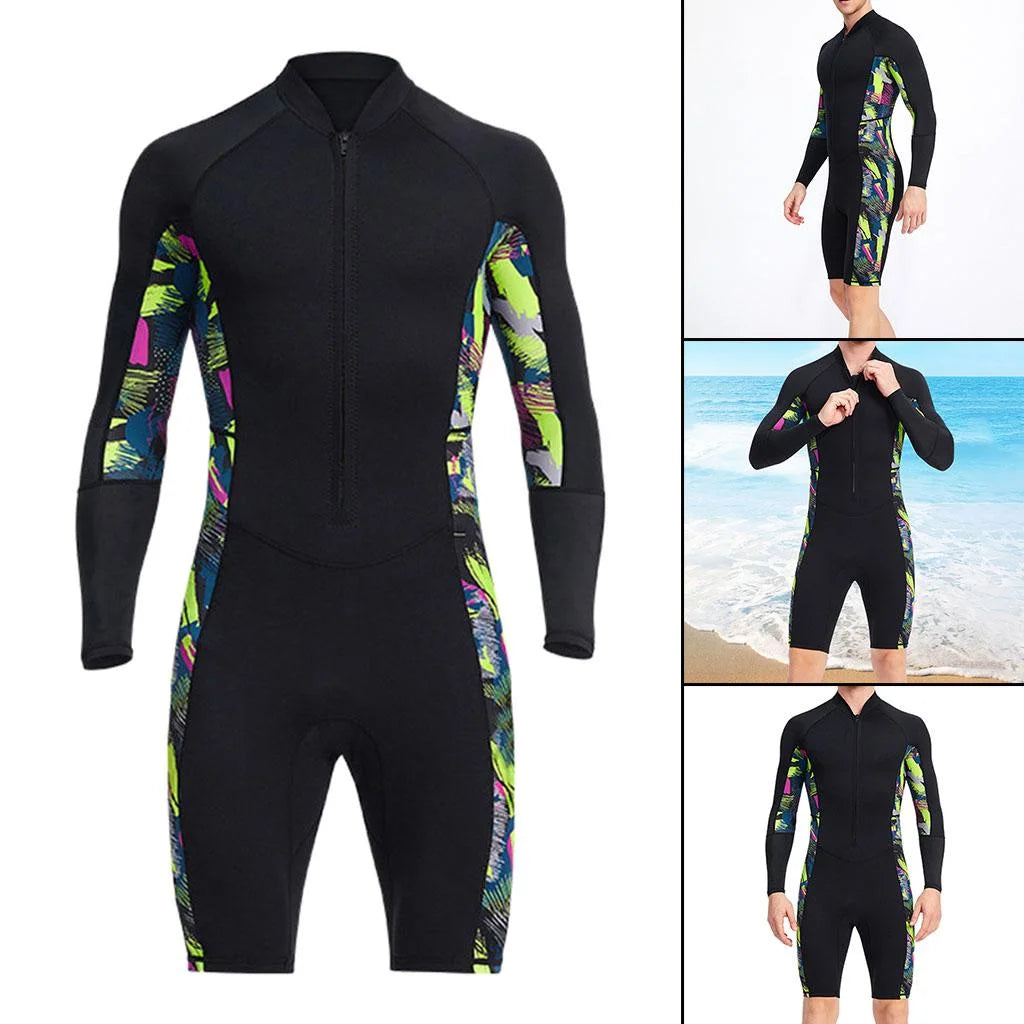 1.5mm Wetsuit Shorty Front Zip Long Sleeve D83096