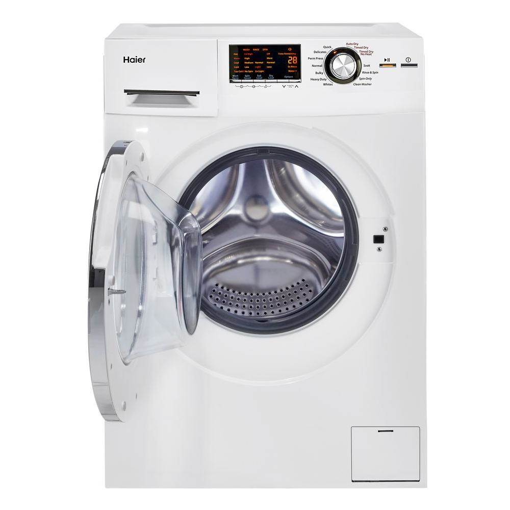White Front Load Washer And Dryer Combination J960872