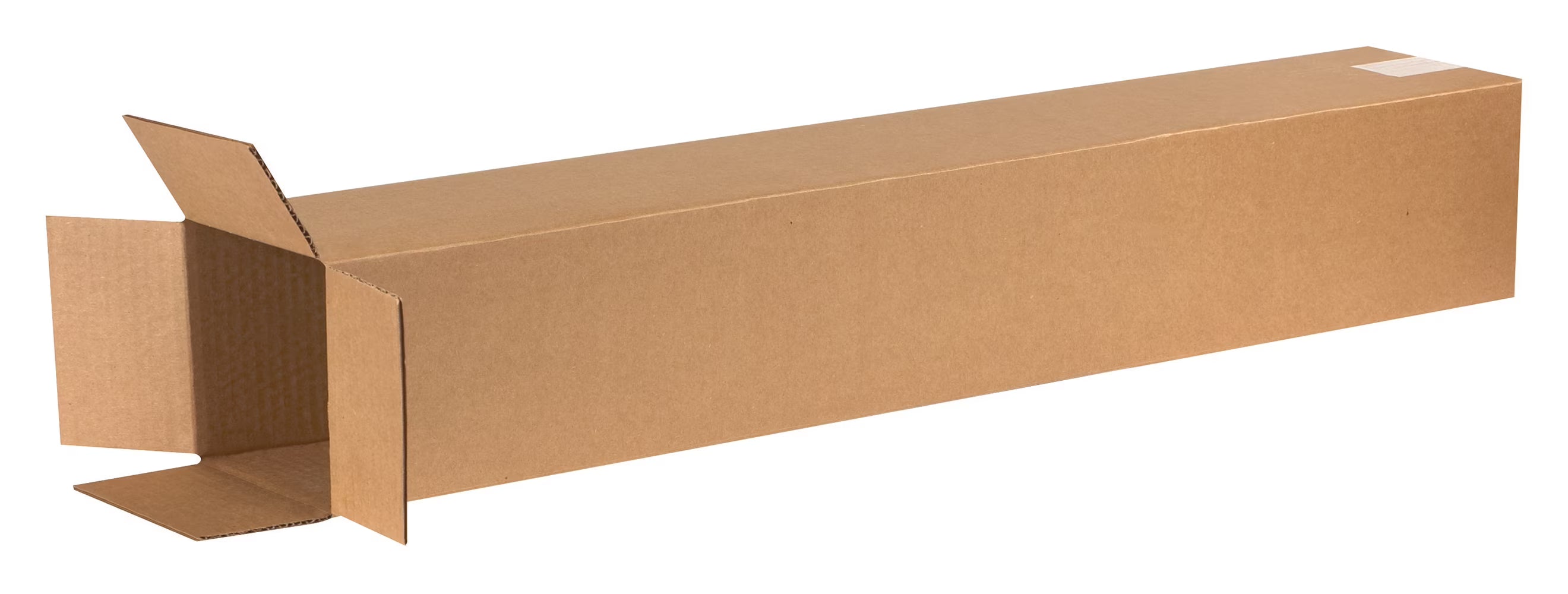 Tall Corrugated Boxes 6x6x40 Kraft 25 Bundle Z8267