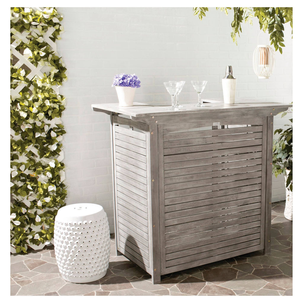Grey Wash Bar Table H339