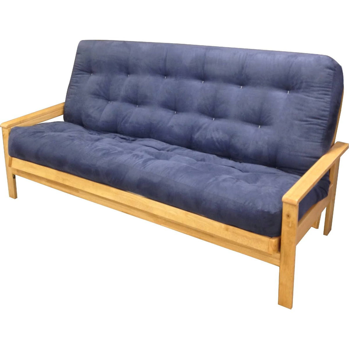 Blue Microfiber Futon Mattress E228