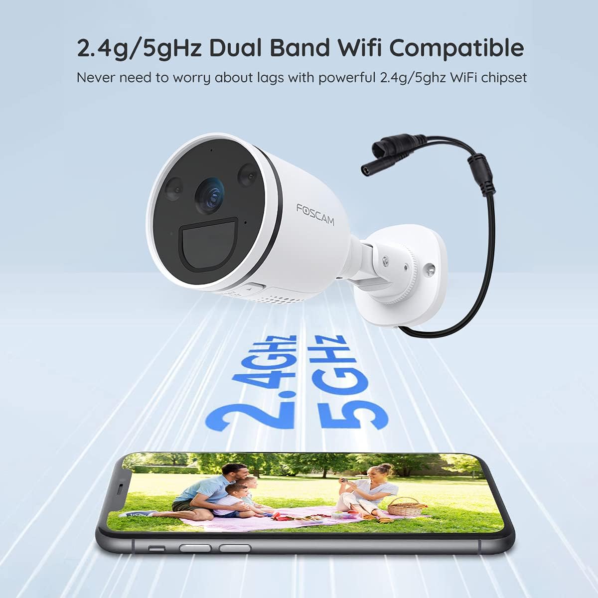 2K/4MP WiFi Security Camera with Color Night Vision M6381