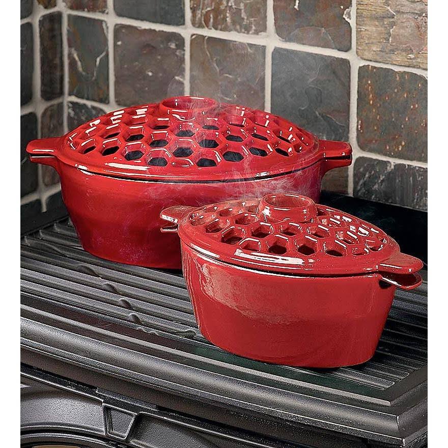 1.5 qt. Red Cast Iron Steamer Z294109