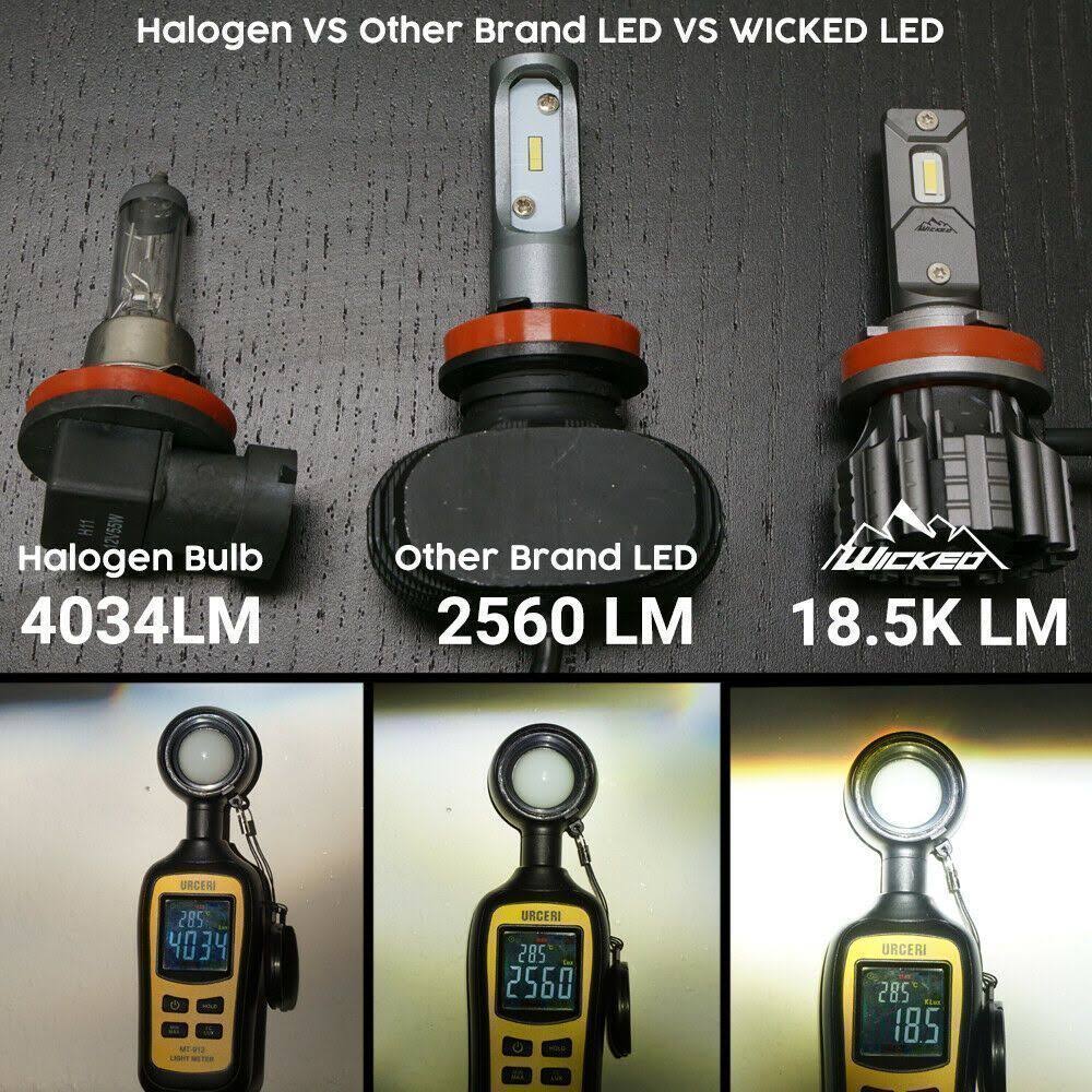 Smoked Amber Head Lights Set R5922