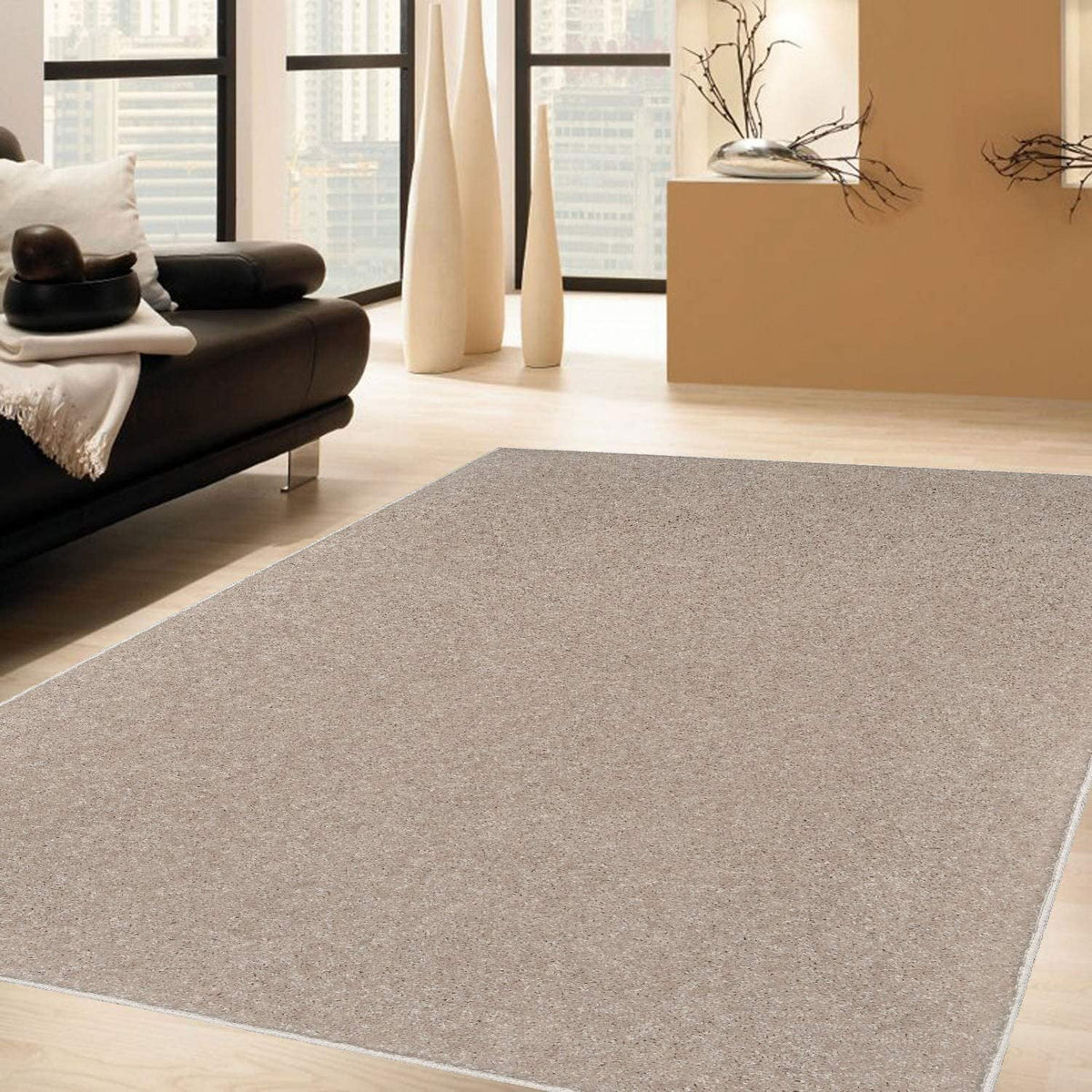 Beige Area Rug 2'x6' Q6773