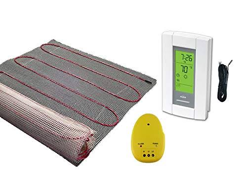 Electric Radiant Floor Heat Mat with Digital Floor Sensing Thermostat S29274