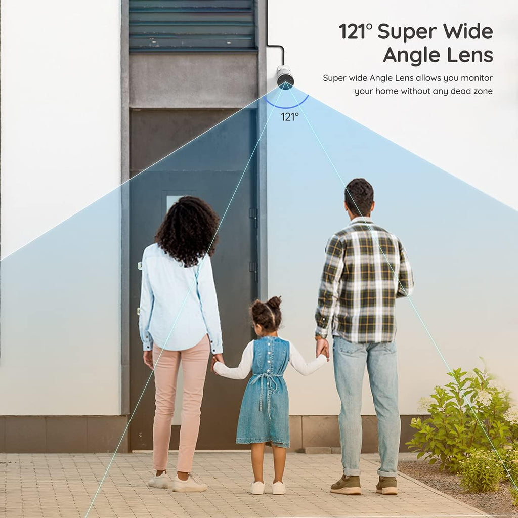 2K/4MP WiFi Security Camera with Color Night Vision M6381