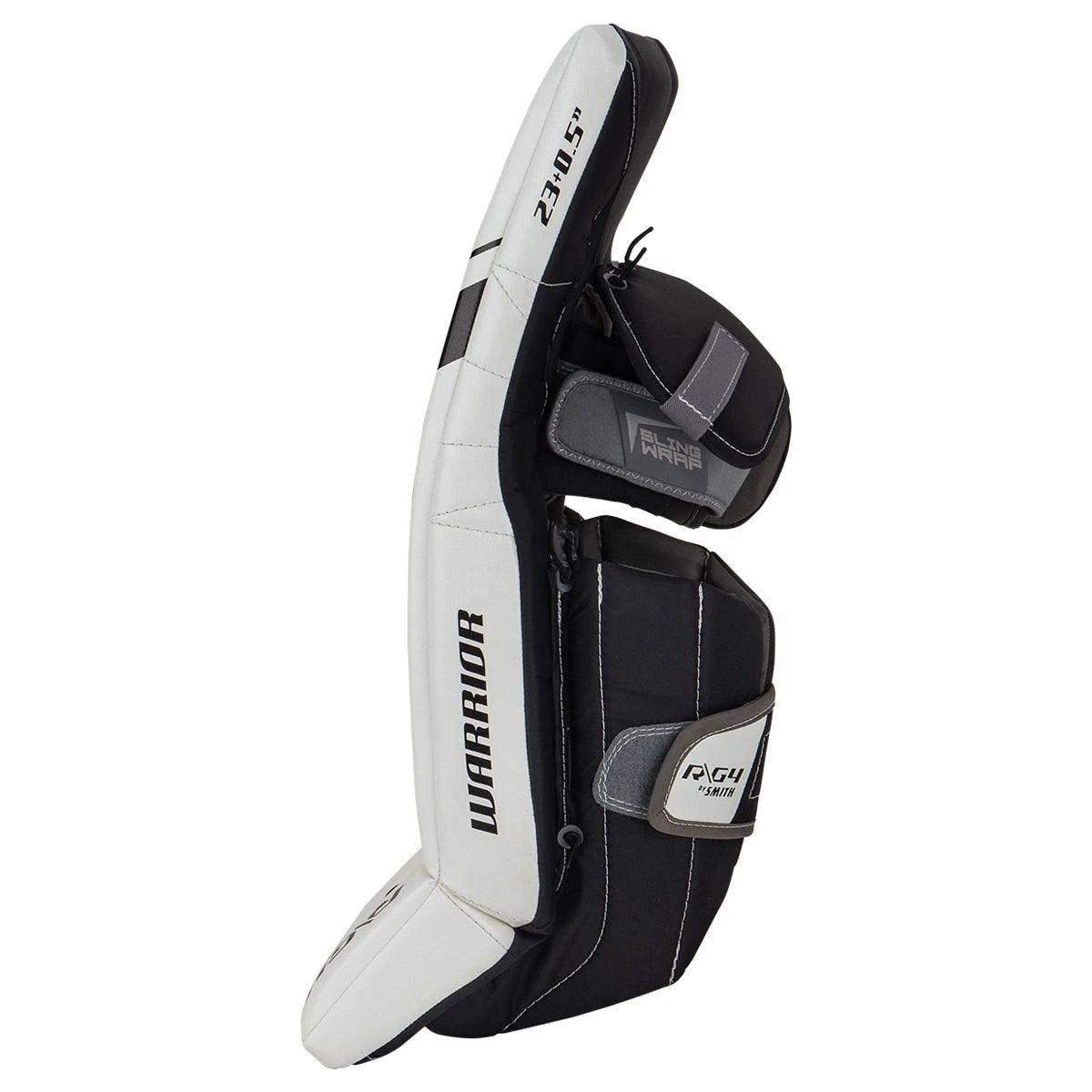 White/Black Youth Goalie Leg Pads Size 21+.5in L44101