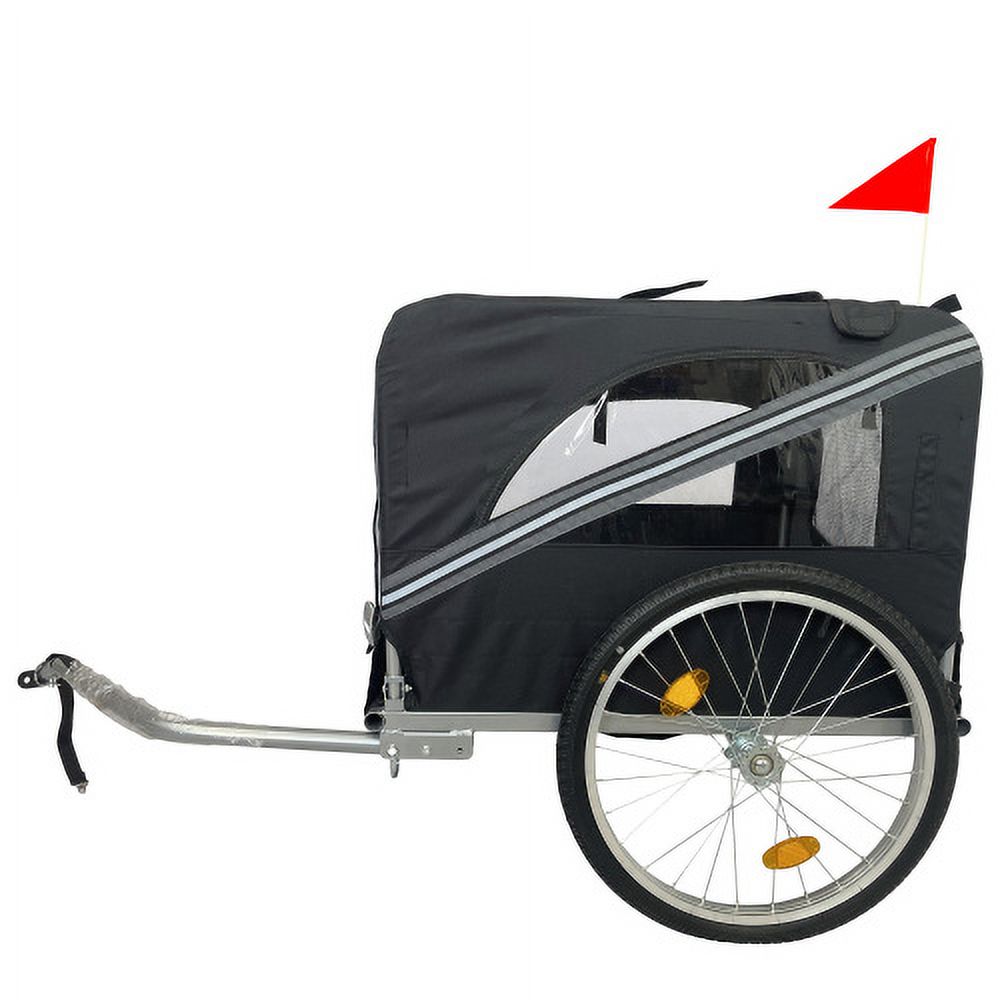 Heavy Duty Foldable Pet Stroller Dog Carrier Bicycle Trailer A494194