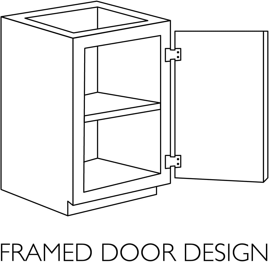 Corner Wall Cabinet, Espresso Shaker S701