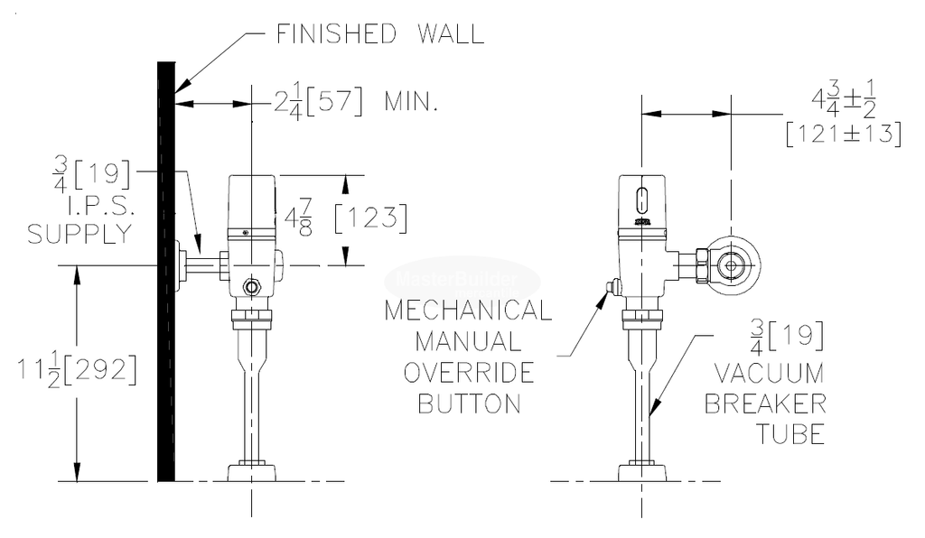 Sensor Piston Flush Valve L382526