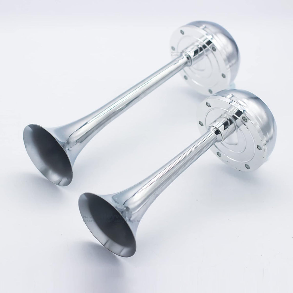 12V Stainless Steel Dual Trumpet Train Horn Kit U567584