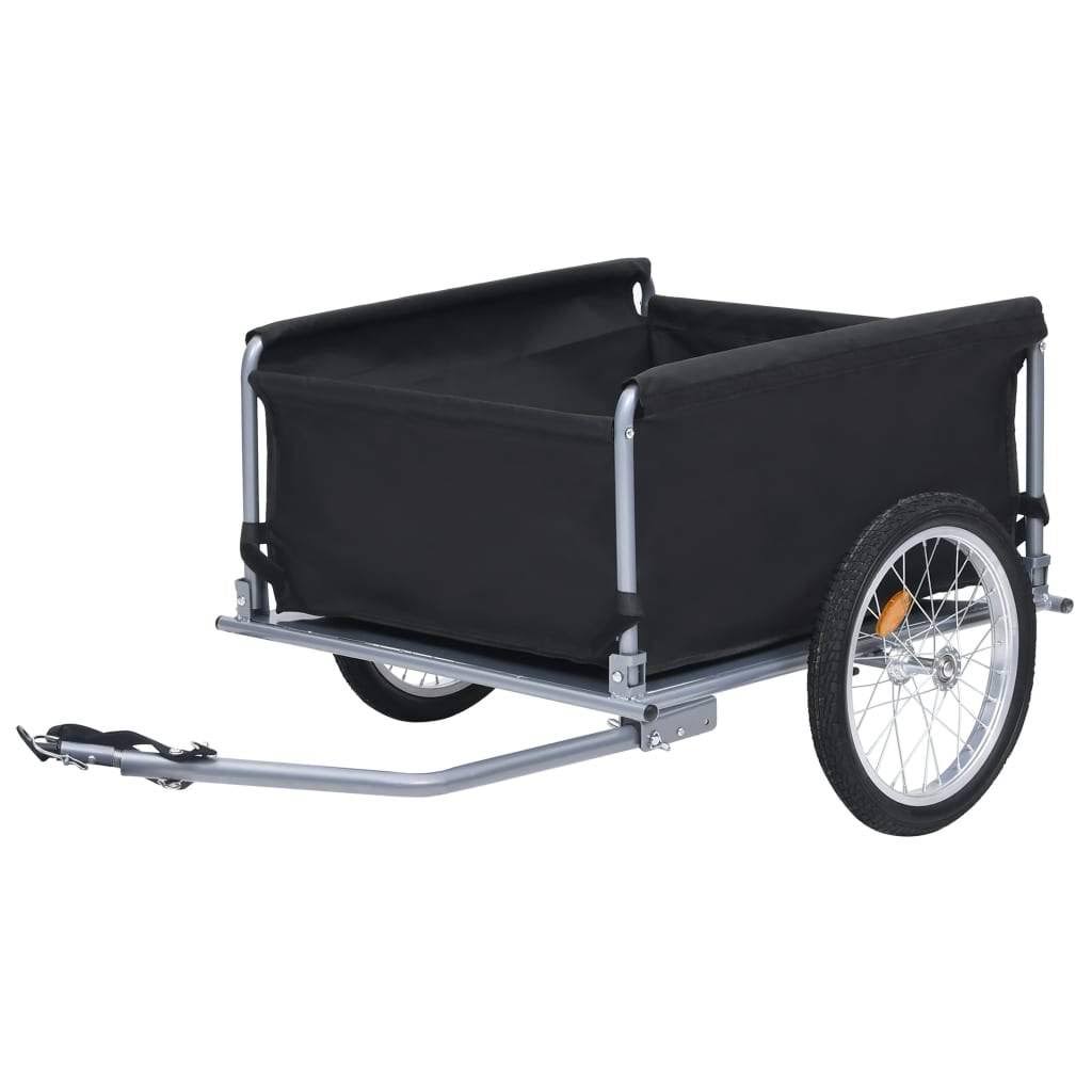 Gray and Orange Bike Cargo Trailer S1430