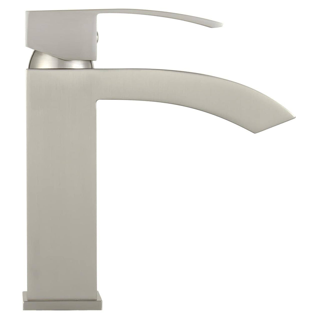 Brushed Gold Single Hole Bathroom Faucet Q192