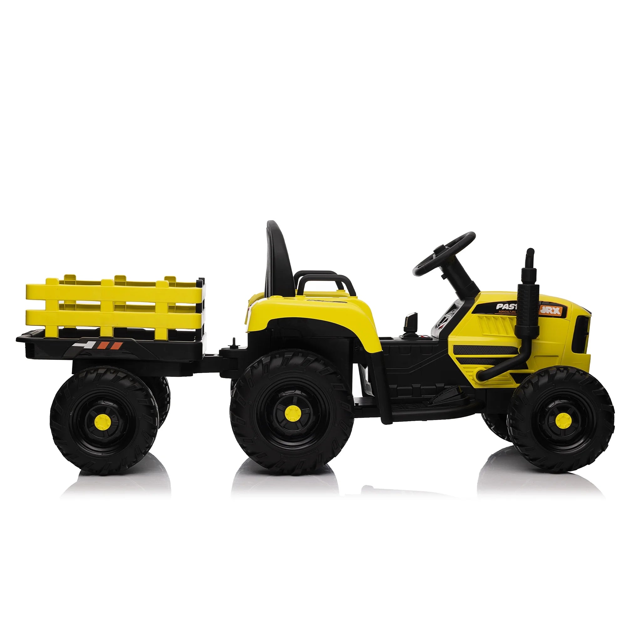 12V Ride-On Tractor with Trailer with Remote Control C17606