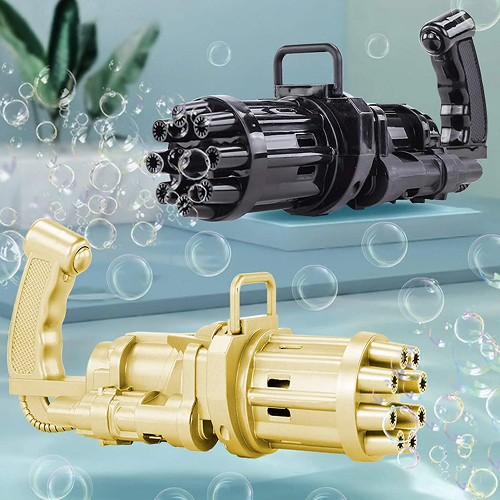 Gatling Bubble Machine 8-Holes Bubble Maker Bubble Gun Toys for Kid, 1 pc S612