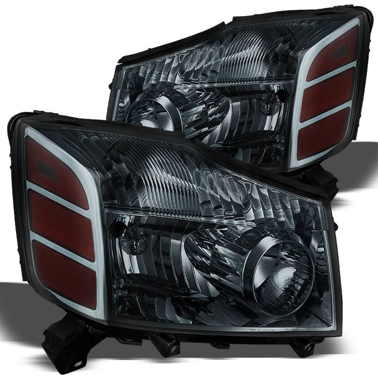 Smoked Amber Head Lights Set R5922