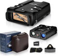 2297ft/700m Digital Night Vision Binoculars 1080P Infrared Night Vision Goggles with 64G Card F86607