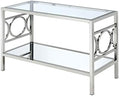 Chrome Metal Console Table L30332