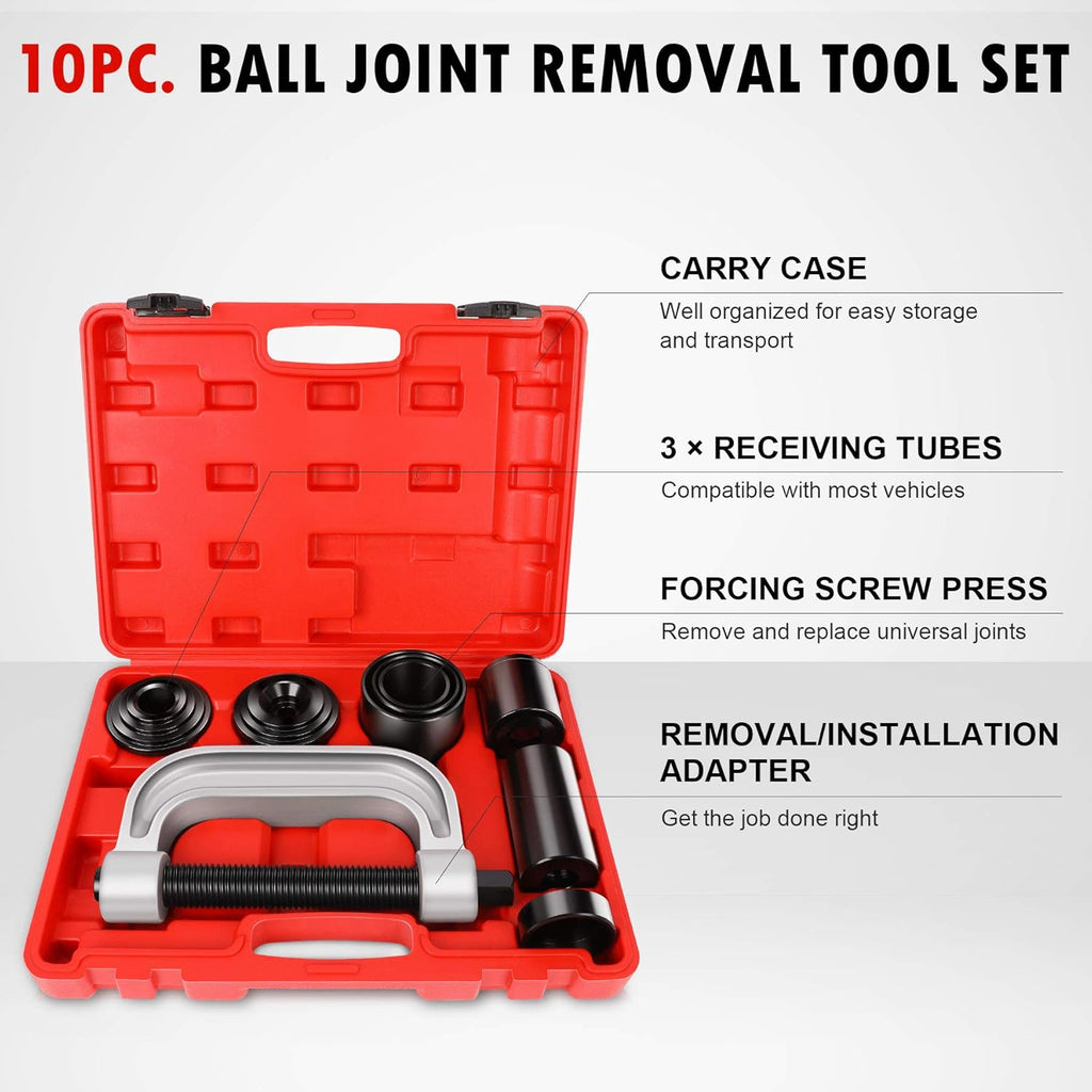 Ball Joint Press & U Joint Removal Tool Kit with 4x4 Adapters, Pack of 2 I5149