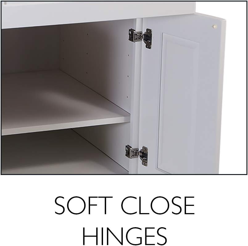 Corner Wall Cabinet, Espresso Shaker S701