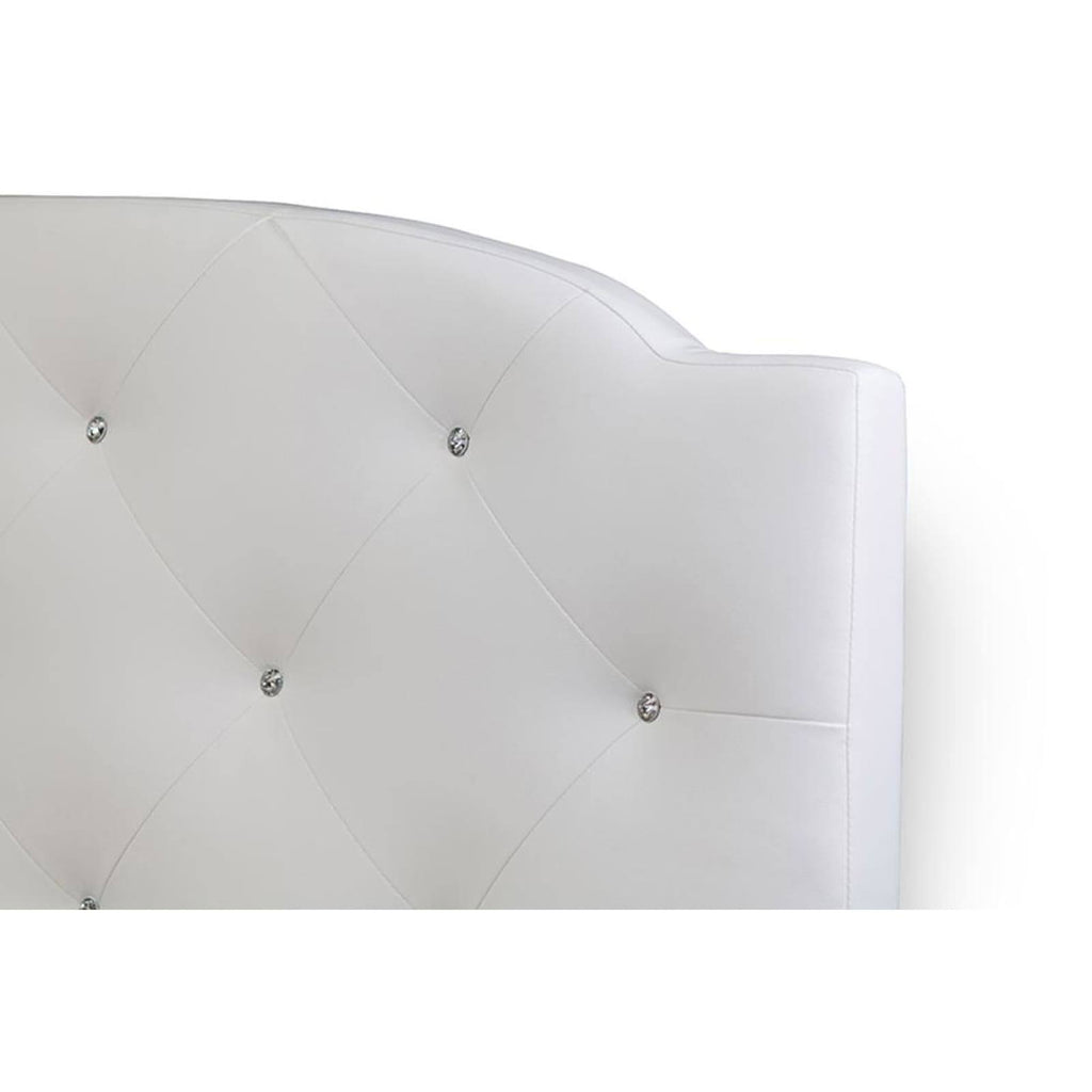 White Full Wood Bed E33401