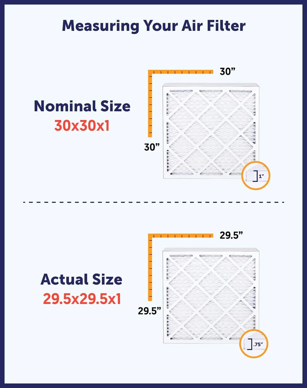 21x66x1 MERV 8 Pleated HVAC Air Filter 4-PACK P92985