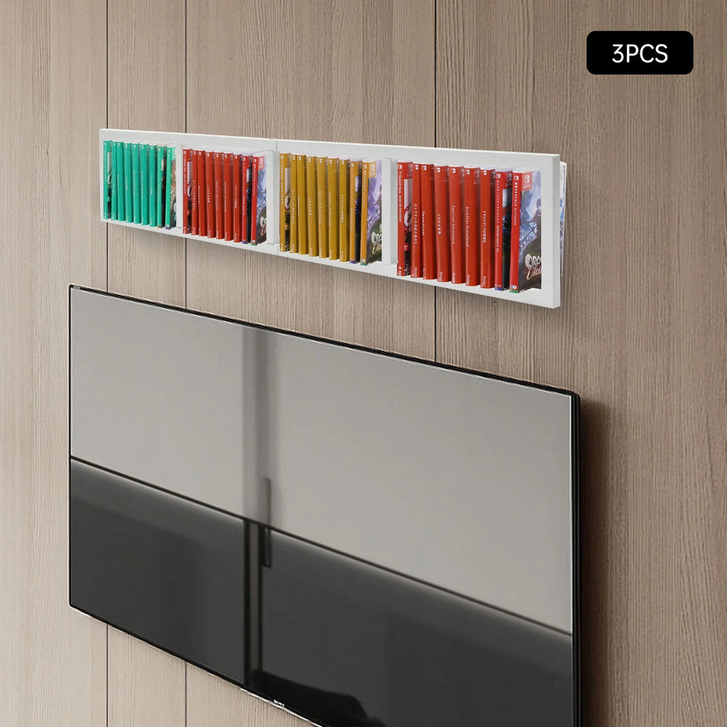 Metal Wall Mount CD DVD Media Storage Rack T707837