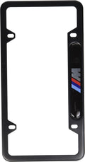 Black Stainless Steel License Frame Pack of 2 J7523